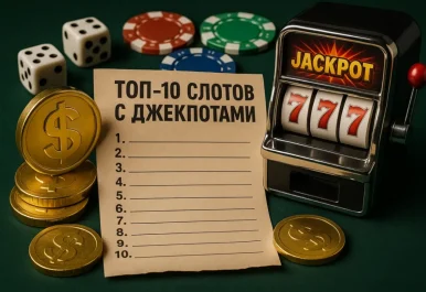 ТОП-10 слотов с джекпотами: где поймать удачу